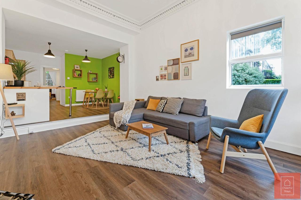 Cheerful Stays: Spacious Flat In Vibrant Leith Edynburg Zewnętrze zdjęcie